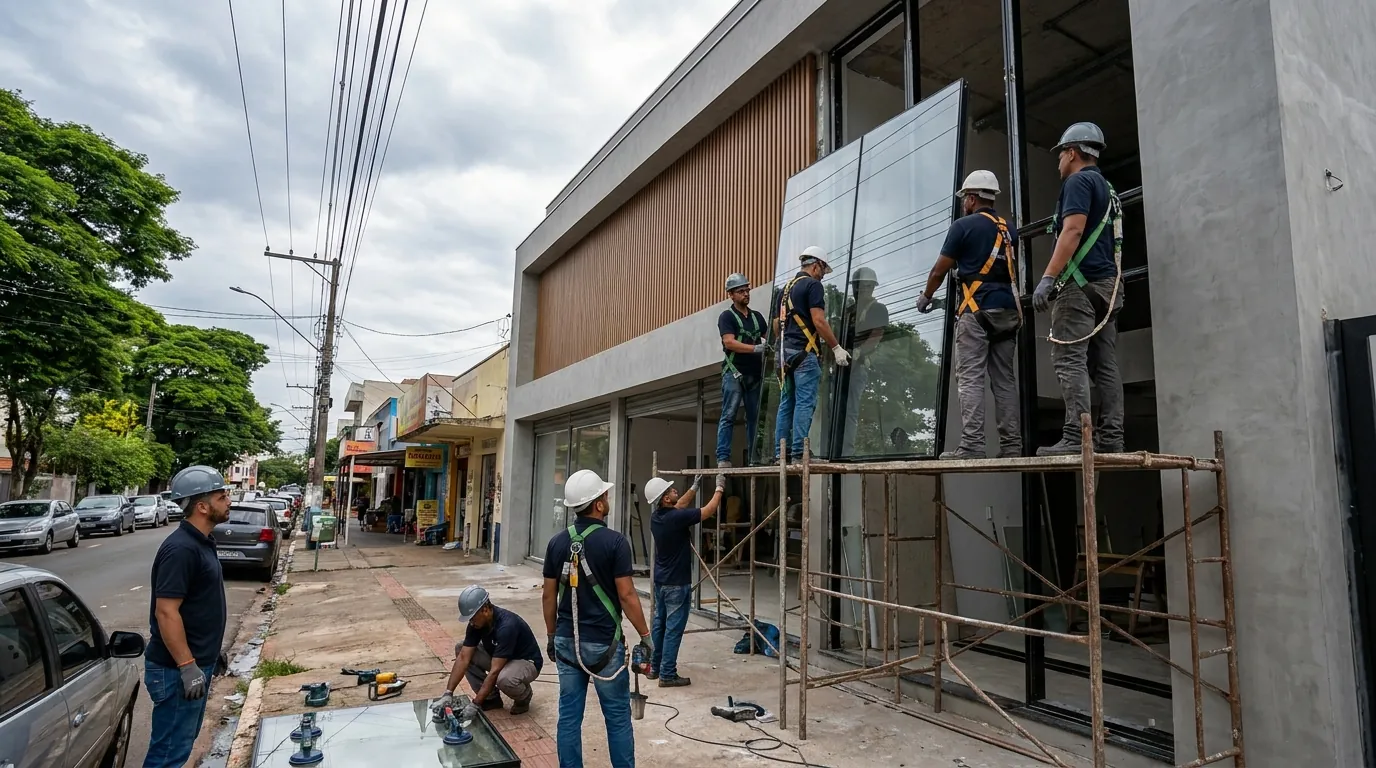 Fachada de Vidro no Caxangá, Recife‑PE