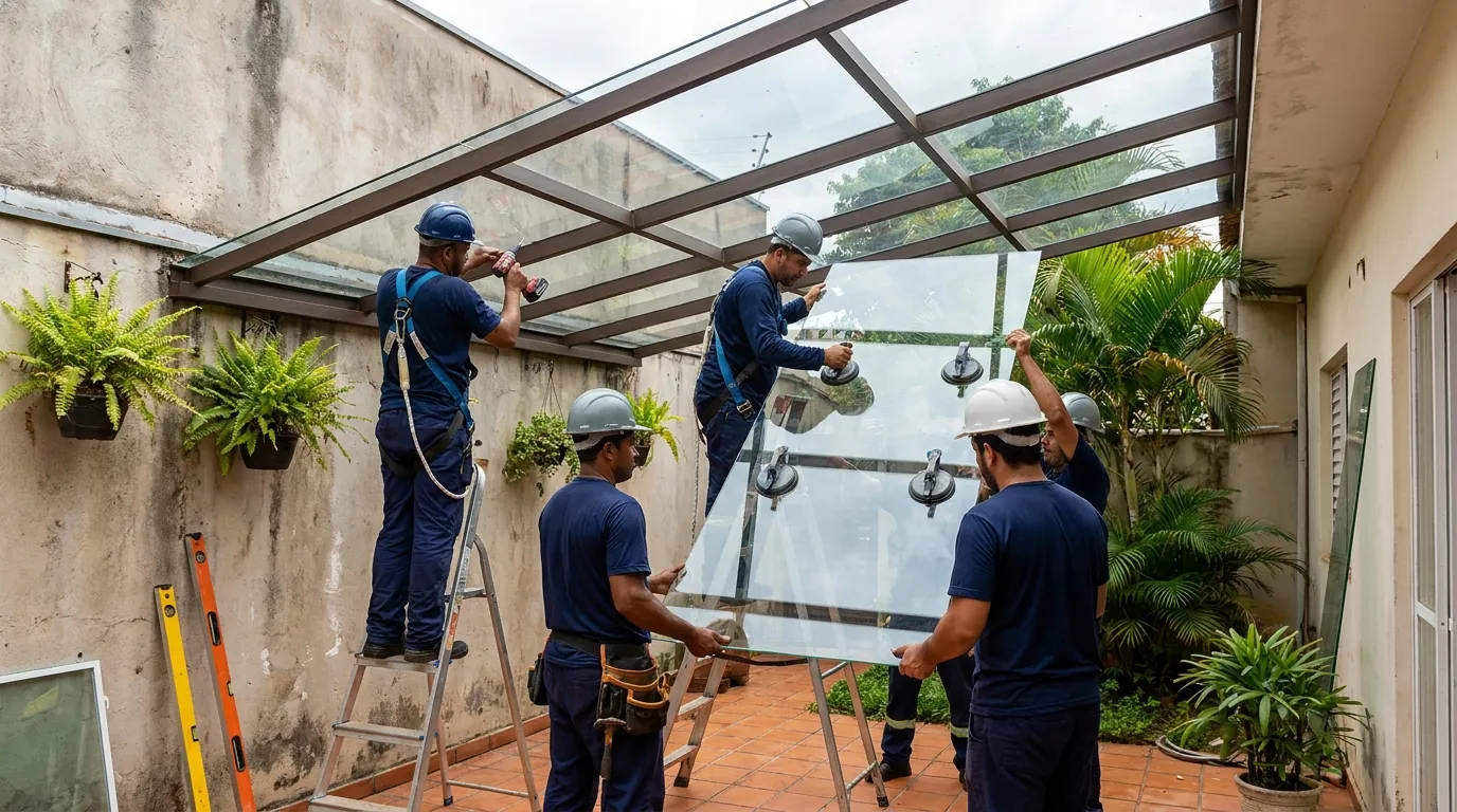 Fechamento de Churrasqueira em Recife‑PE